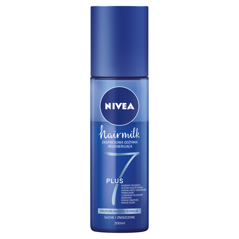 nivea hairmilk ekspresowa regenerująca odżywka do włosów o normalnej strukturze