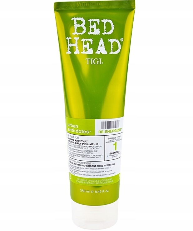 tigi bed head re-energize szampon do włosów normalnych 750ml