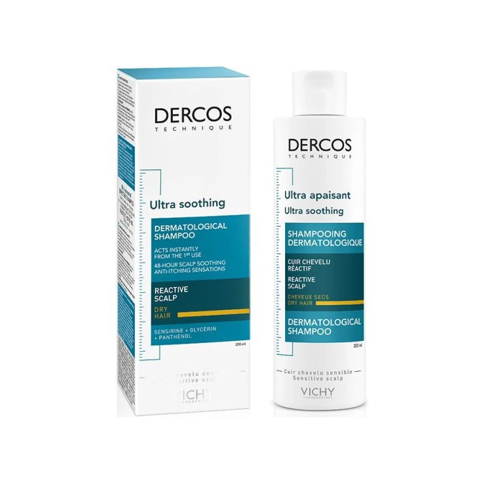 nazwa vichy dercos ultra soothing szampon ultrakojący do włosów suchych