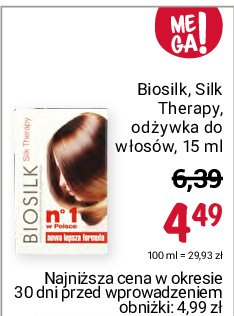 jedwab biosilk rossmann