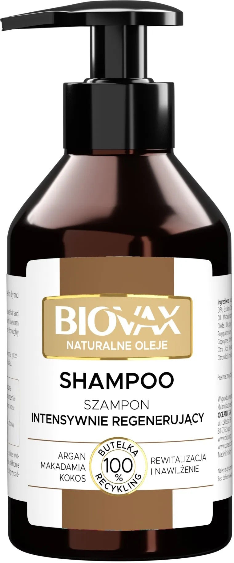 biovax szampon oleje