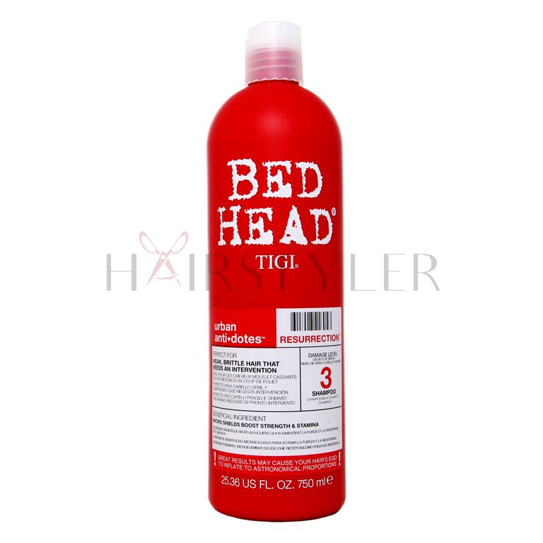 tigi bed head urban antidotes resurrection szampon do włosów słabych