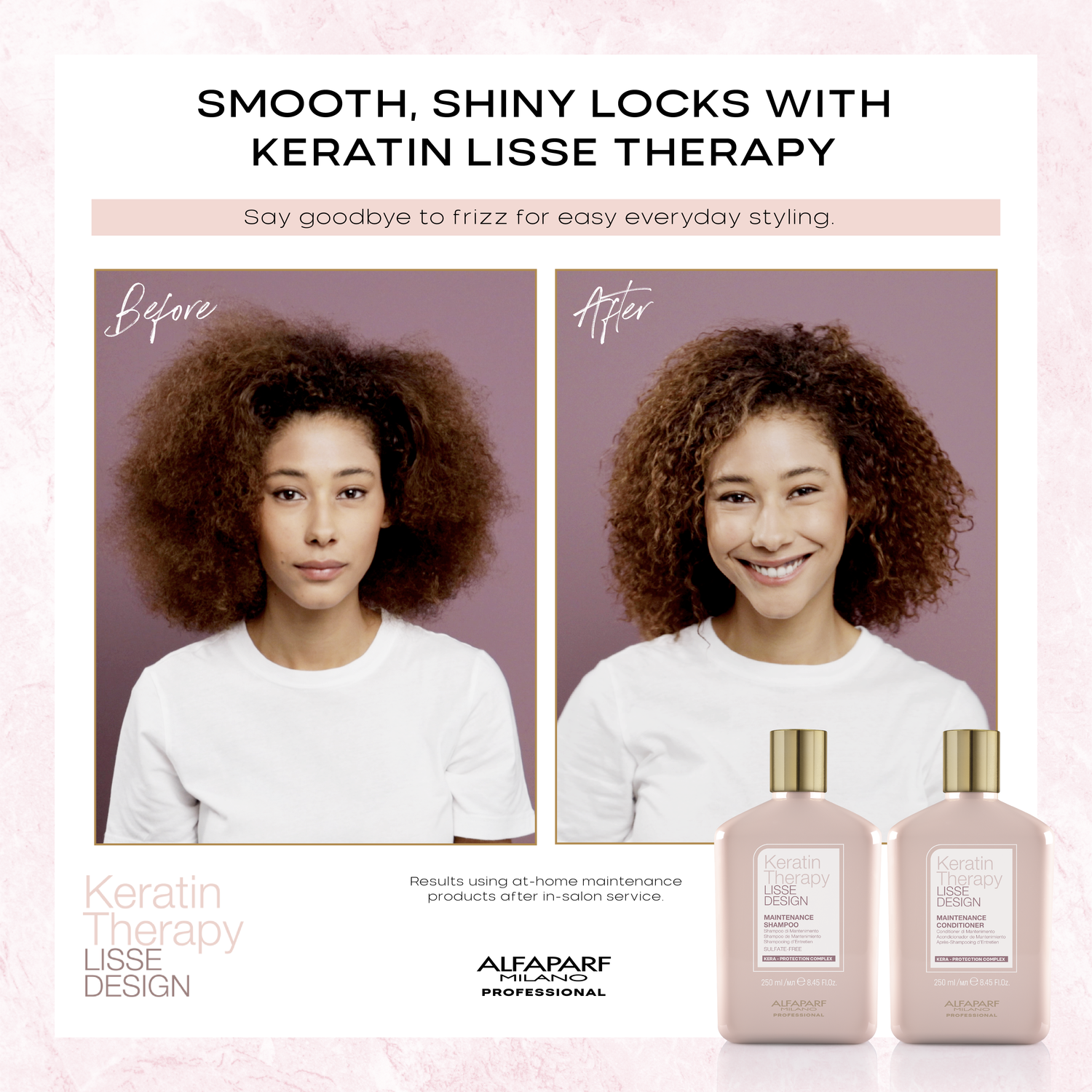 alfaparf milano lisse design keratin therapy szampon