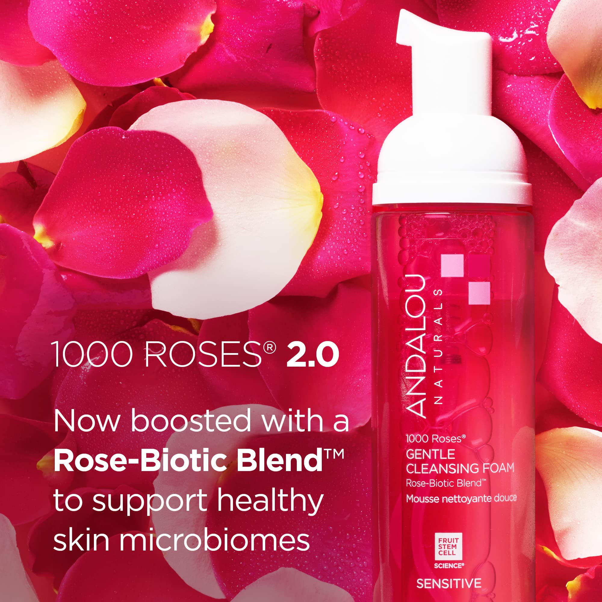 andalou naturals 1000 roses cleansing foam pianka do mycia twarzy