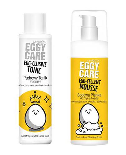 marion eggy care egg-cellent mousse sodowa pianka do mycia twarzy