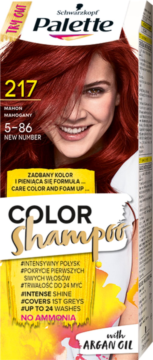 szampon koloryzujący mahoń