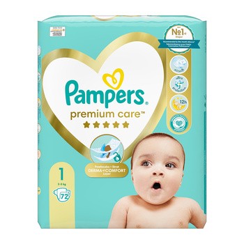 pampers premium care 1 2-5kg 88 szt