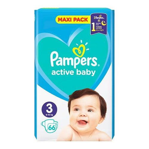 pampers active baby 3 80 szt