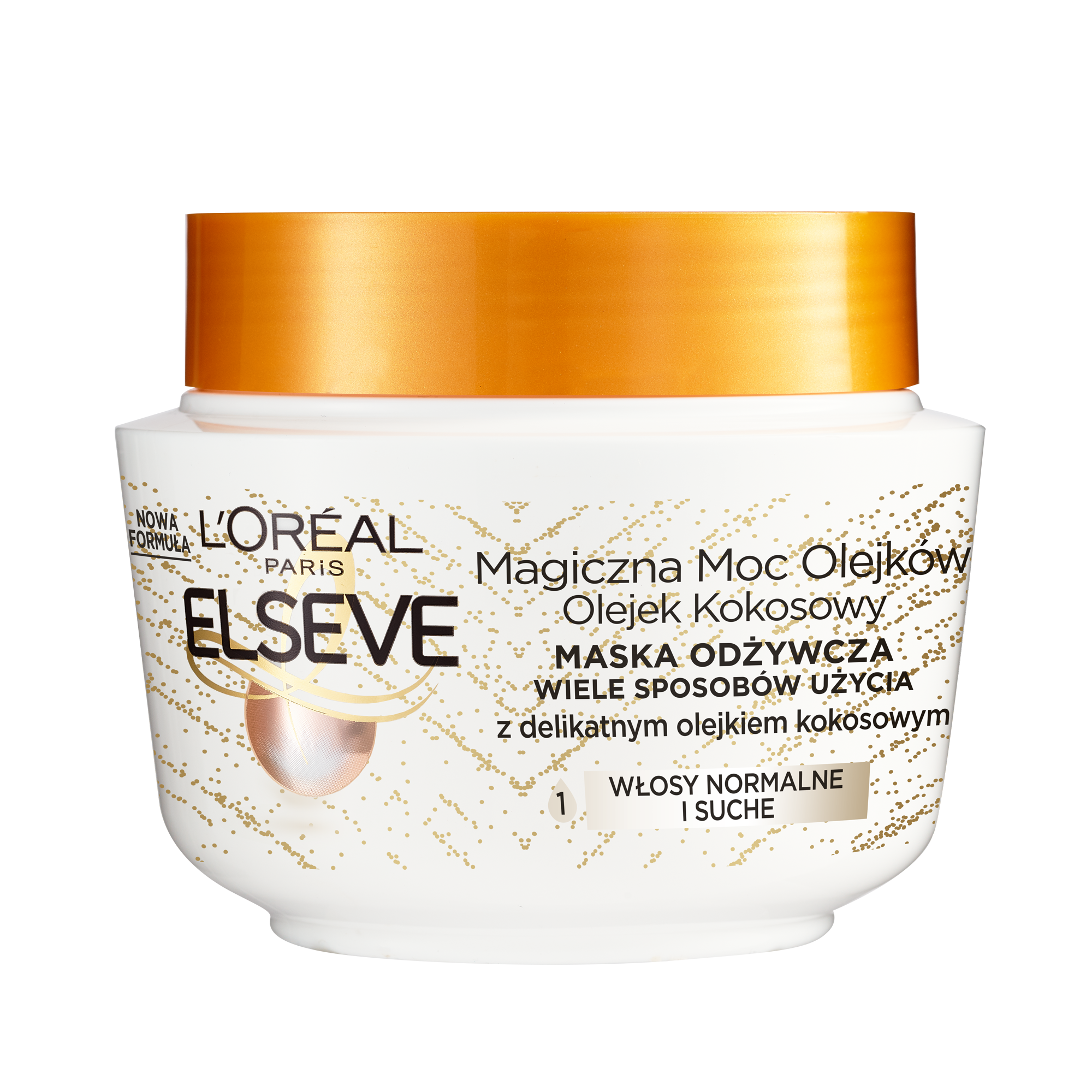 loreal maska do włosów magiczna moc olejek kokosowy nowość rossmann