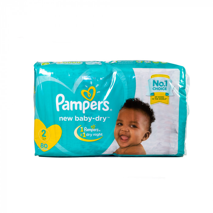 pampers new baby dry 2 80 szt