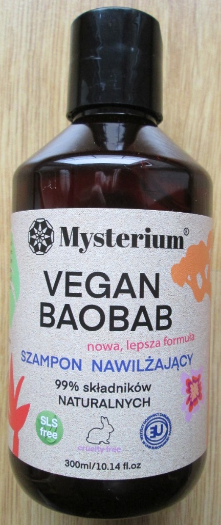 mysterium vegan baobab szampon nawilżający wizaz