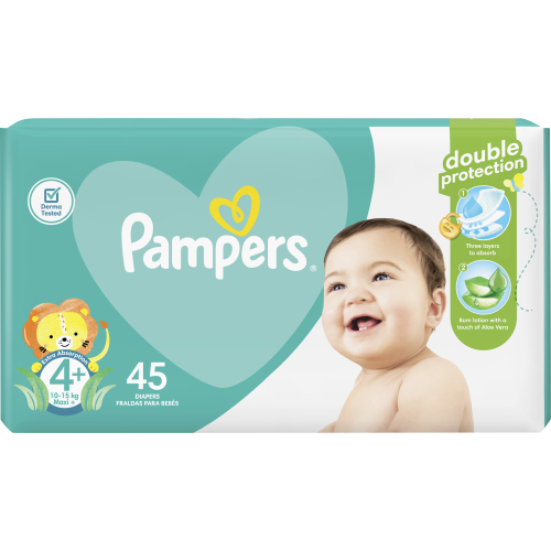 pampers active baby dry 4+ 45 szt