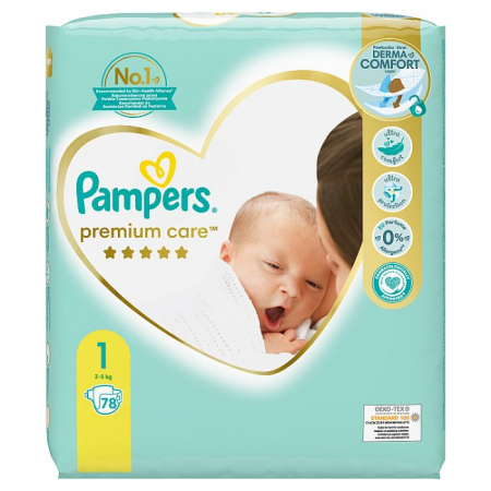 pampers procare 1 pieluchy 2 5 kg