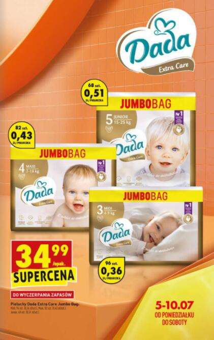 biedronka pampers jumbo pack