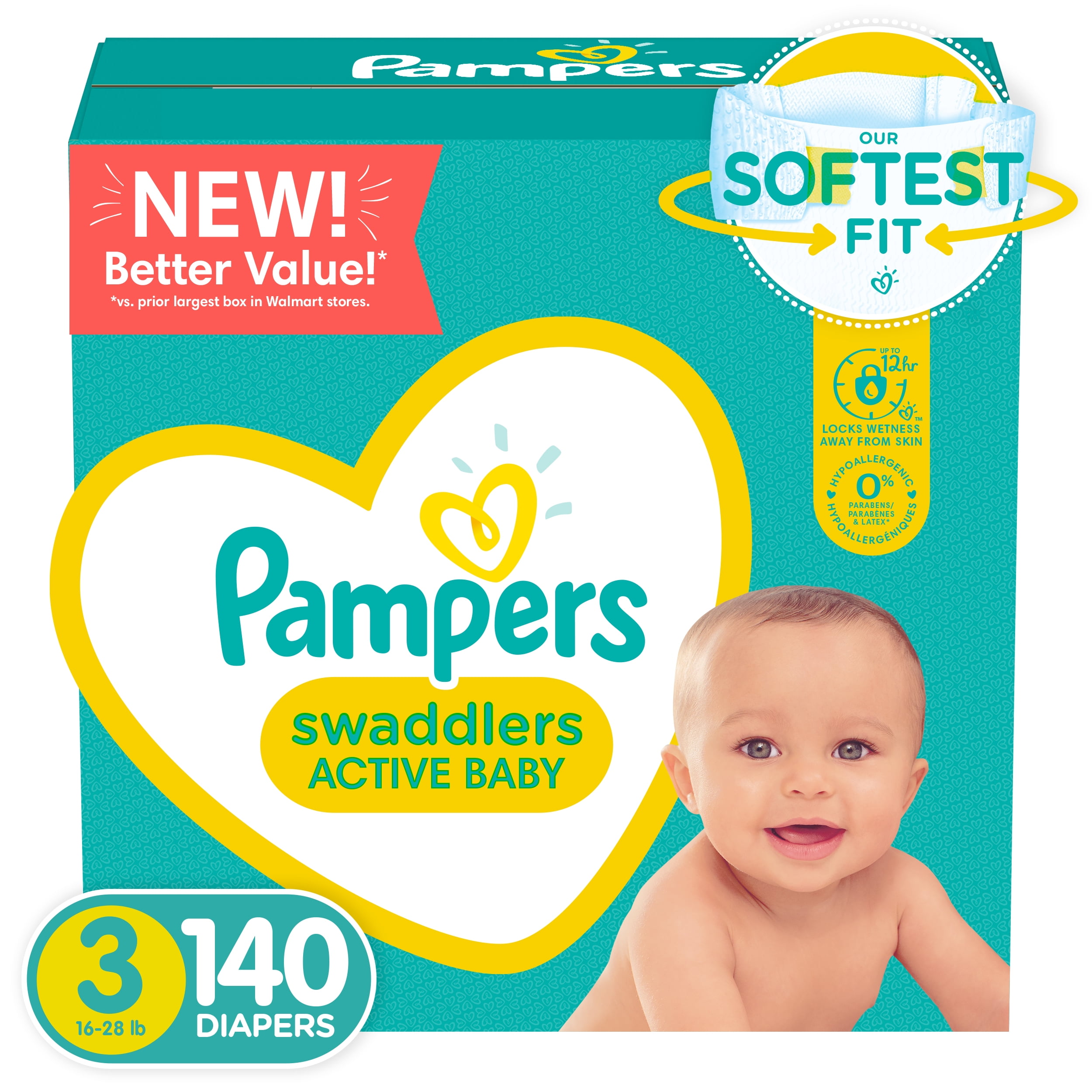 pampers active baby 3-6