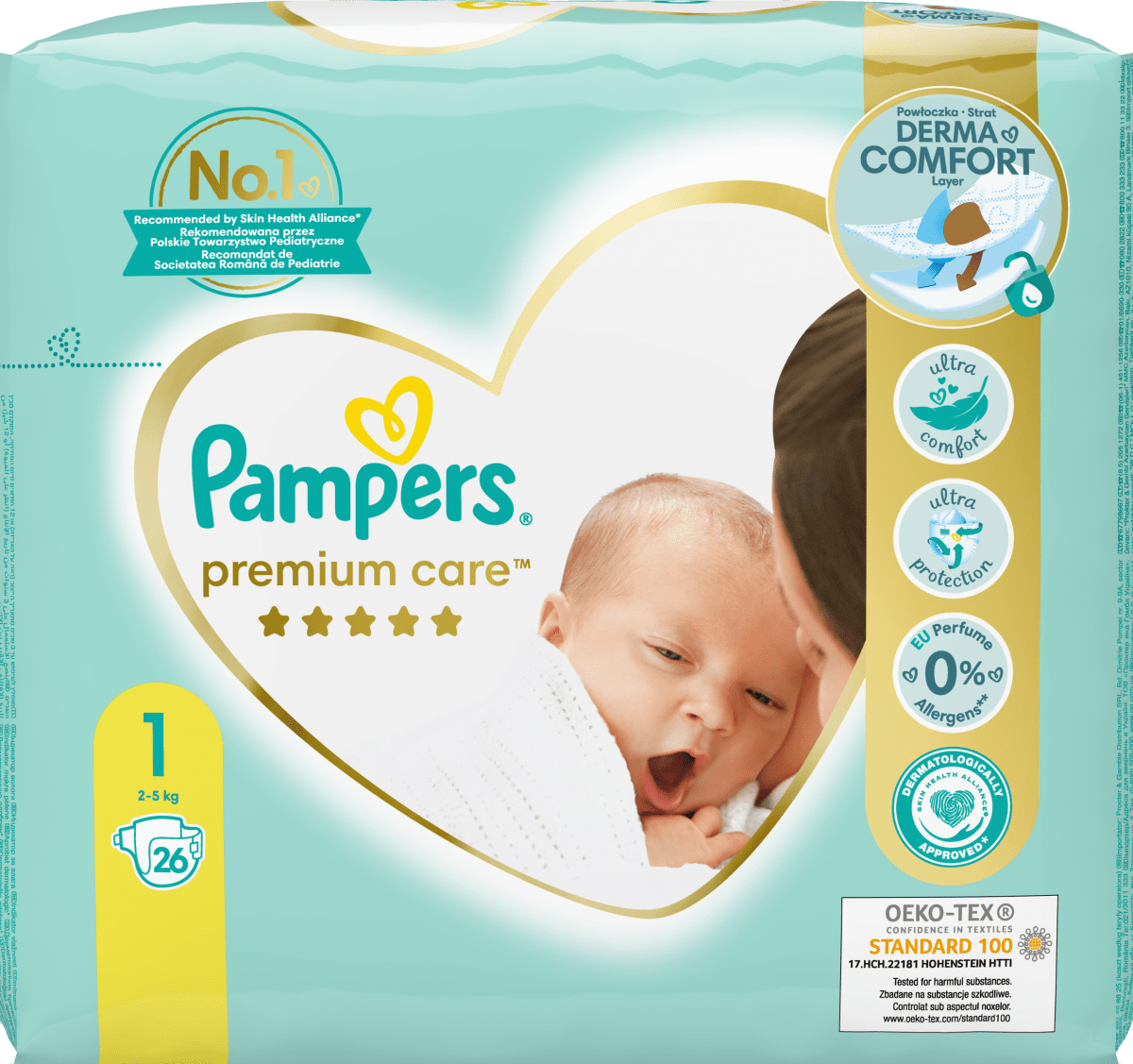 pieluchy pampers jasne niebieskie