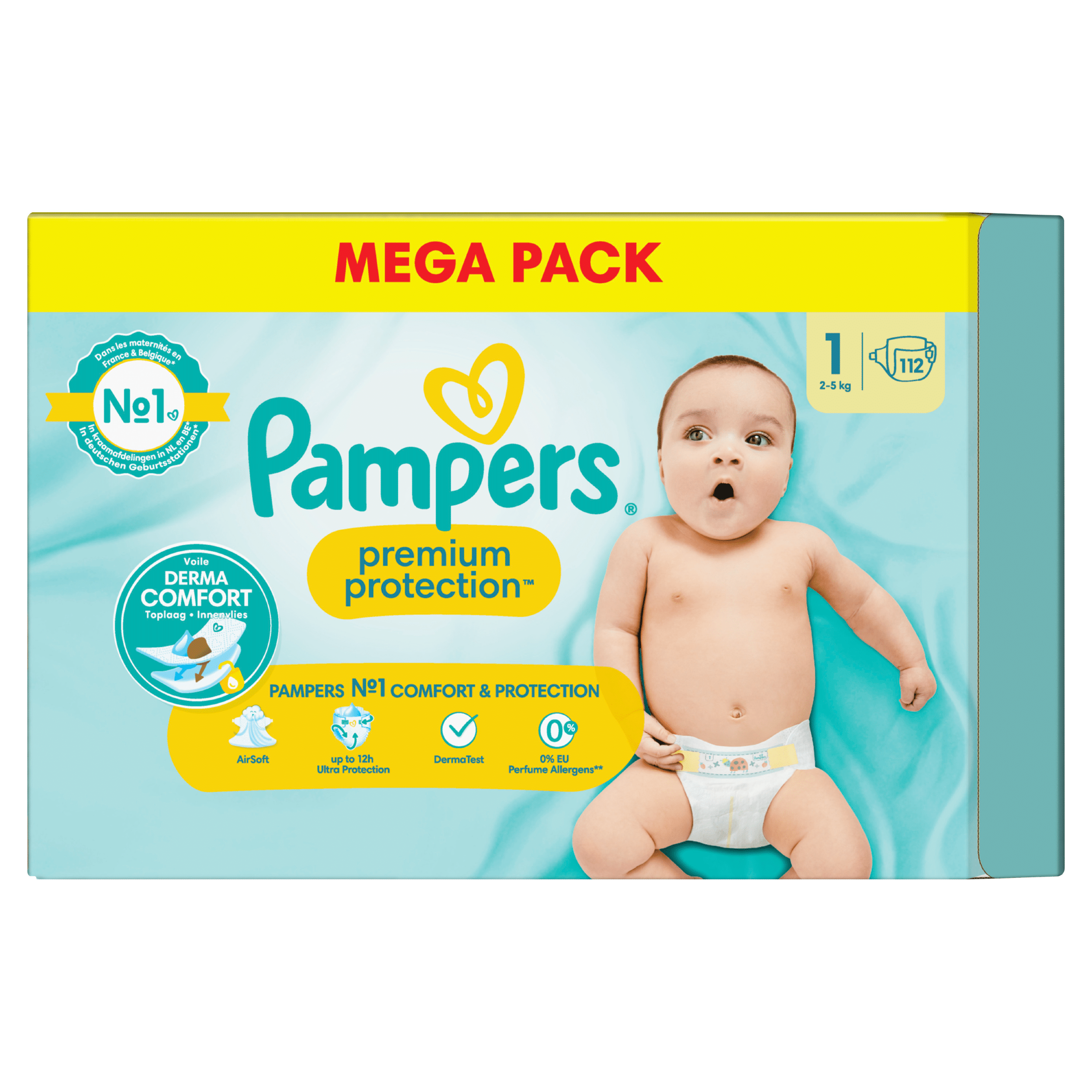 pampers active baby 1 mega pack