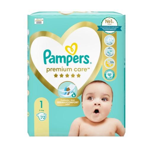 pampers premium care pieluchy rozmiar 1 newborn 2-5kg