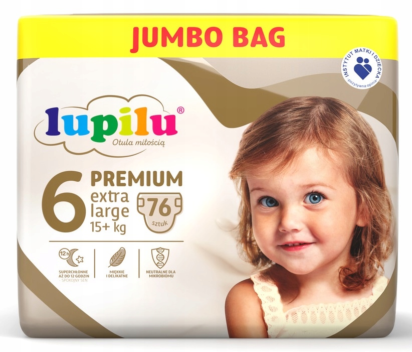 pieluchy lupilu jumbo box allegro