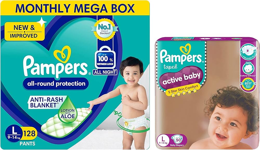 pieluchomajtki pampers active baby pants mega box extra large 88szt