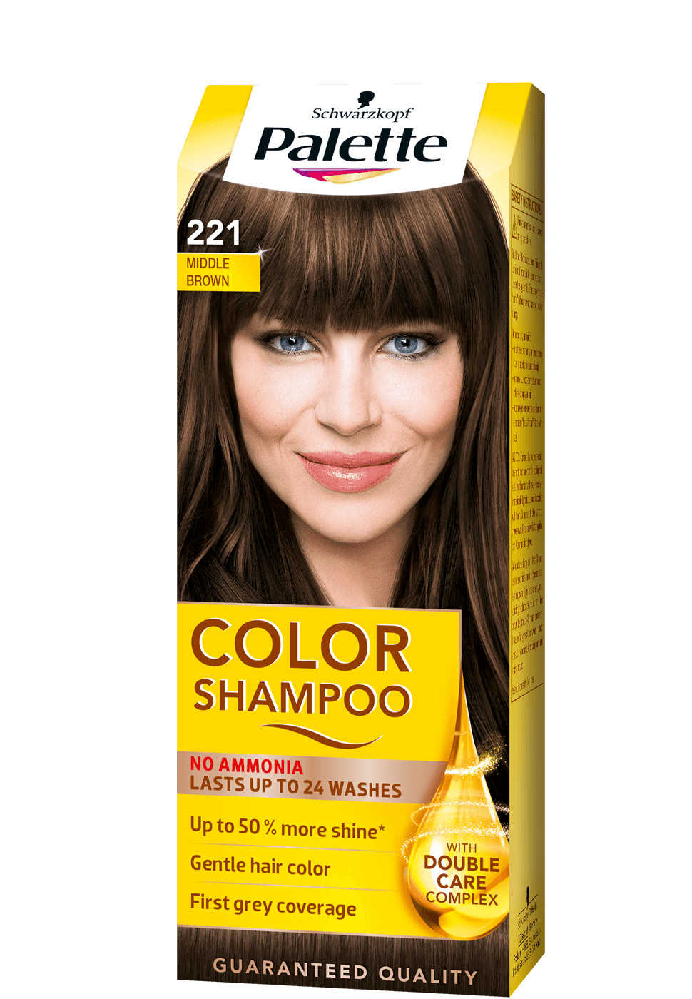 palette color shampoo szampon koloryzujący 231 jasny brąz