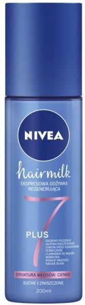 hairmilk ekspresowa regenerująca odżywka do włosów o strukturze cienkiej