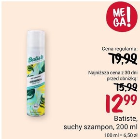 suchy szampon batiste cena rossmann