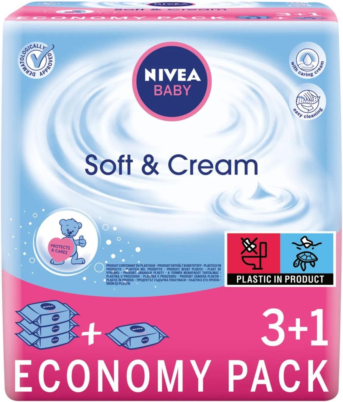 linteo baby chusteczki nawilżane soft & cream 72 szt srokao