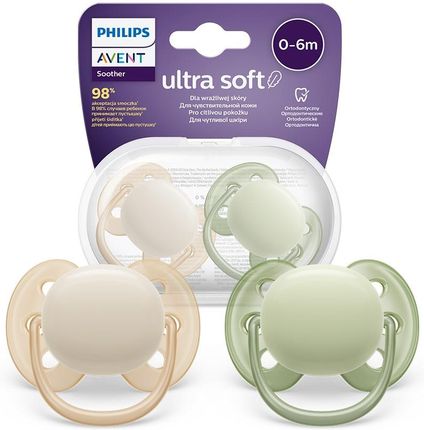 Philips Avent SCF086/01 Smoczek dla niemowląt 0-6 pon.