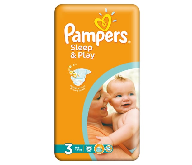 pieludzki pampers 4 sleep plat