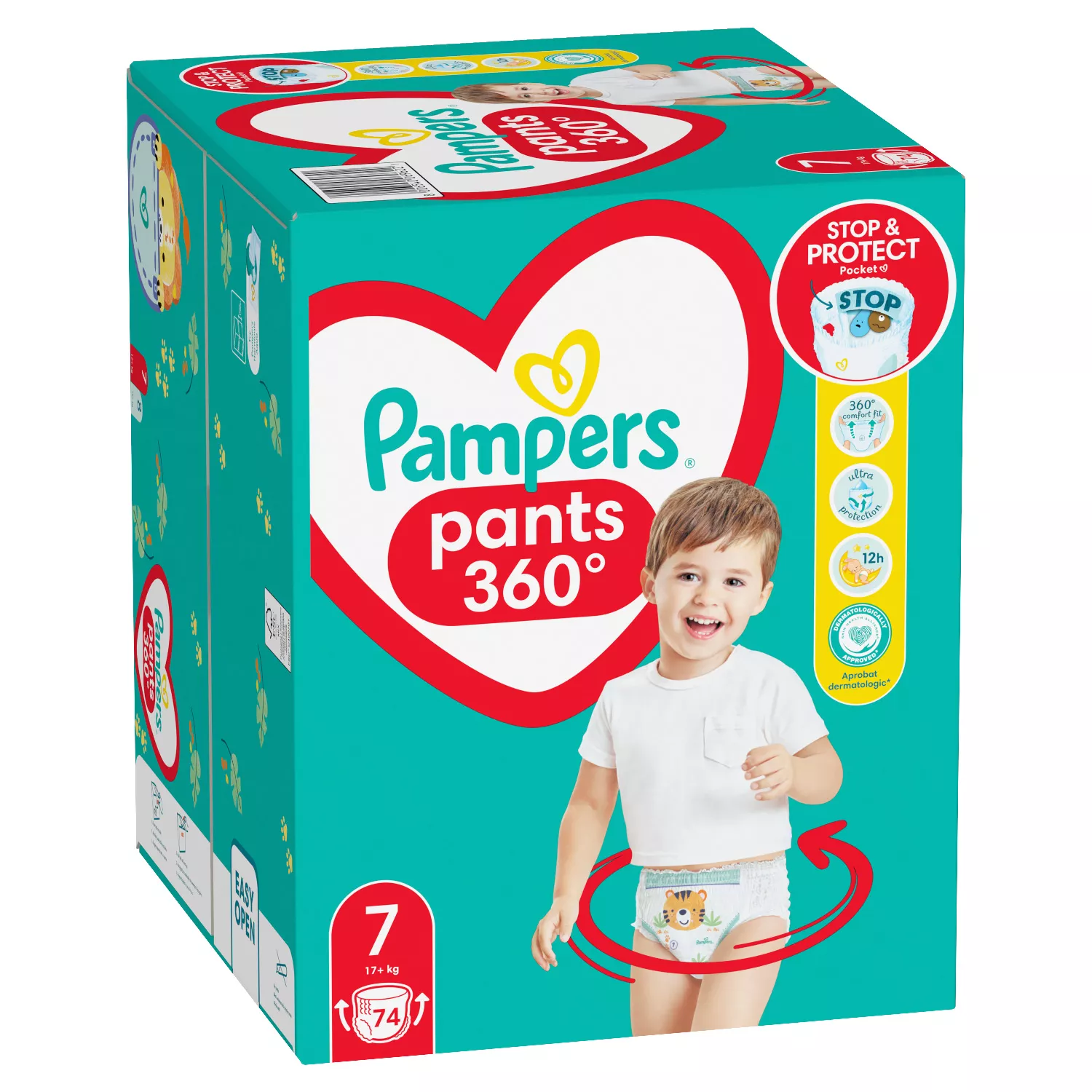 pieluchomajtki pampers pants warstwa pokryta