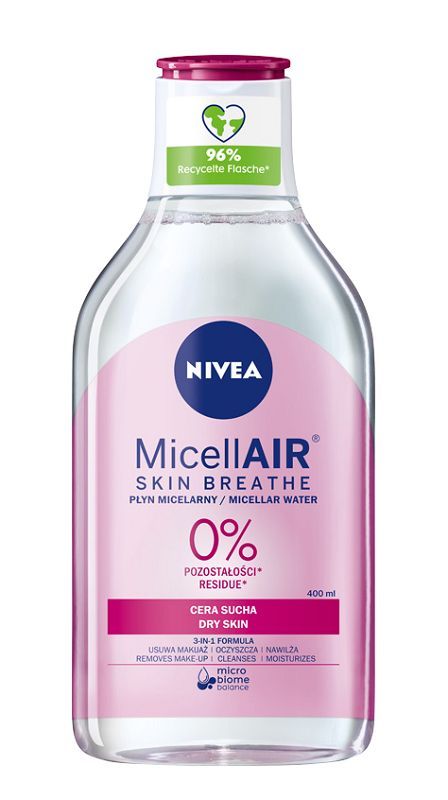 nivea skóra sucha płyn micelarny do mycia twarzy