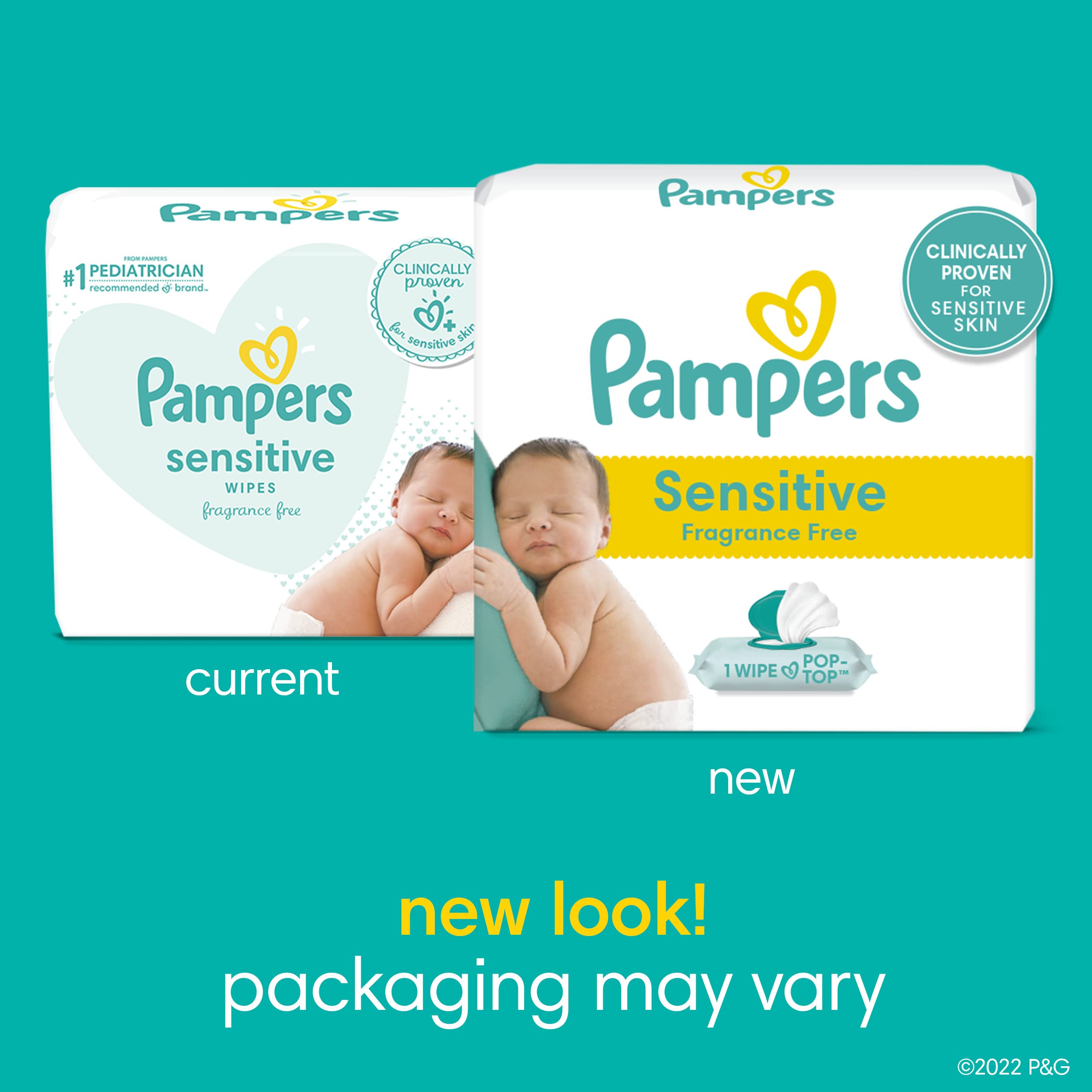 newborn pampers wet napkins