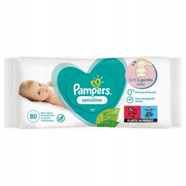 opakowanie na chusteczki pampers