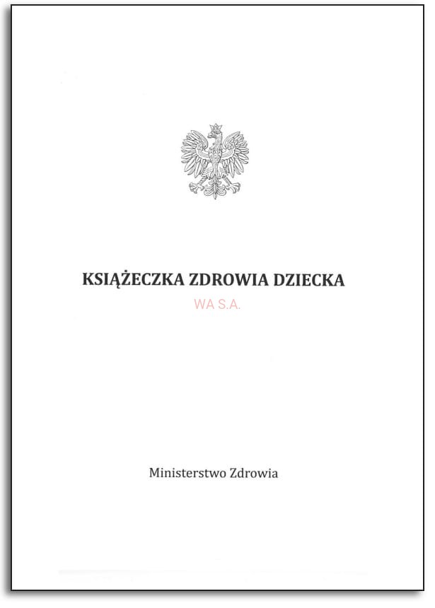 książeczka zdrowia dziecka huggies