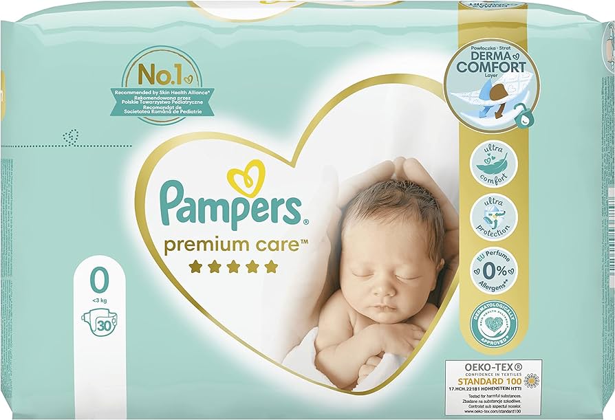 pieluchy pampers jasne niebieskie