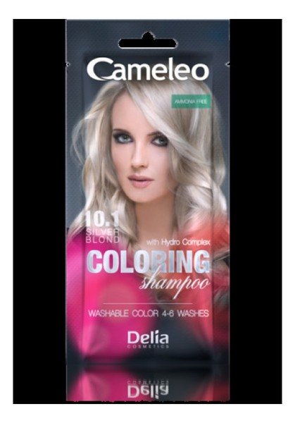 delia 10.1 srebrny blond cameleo szampon koloryzujący