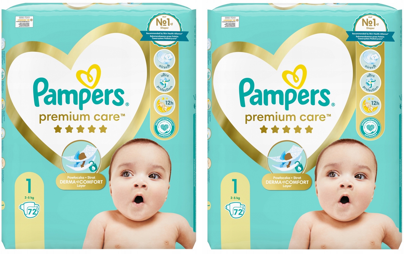 po ile są pampersy pampers duża paczka 144