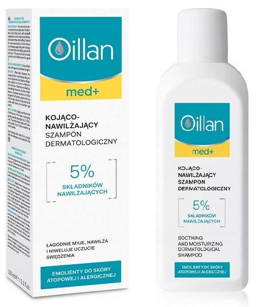 oillan med+ szampon do włosów kojąco-nawilżąjący