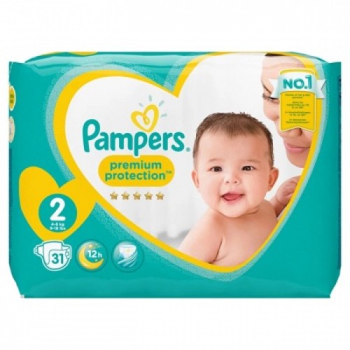 pampers premium protection 2 31 sztuk