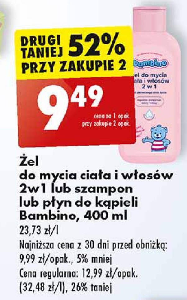 bambino szampon z witaminą b3