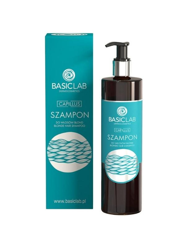 basiclab dermocosmetics capillus szampon do włosów blond 300 ml