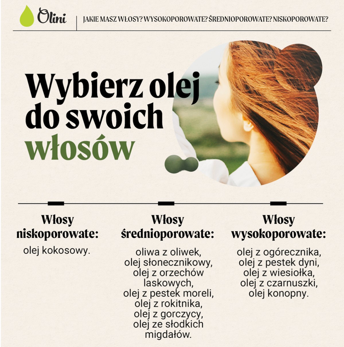 olejek do włosów jaki