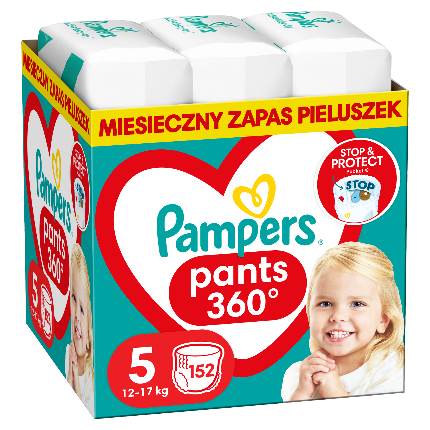 pieluchomajtki pampers pants skora sucha b