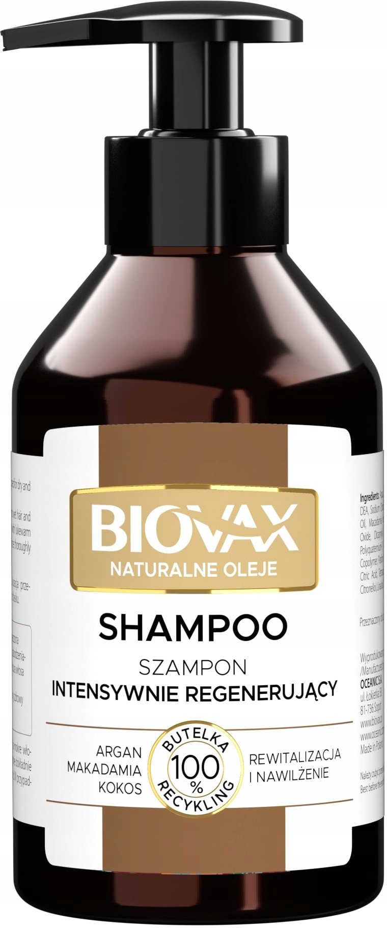 biovax naturalne oleje szampon skład