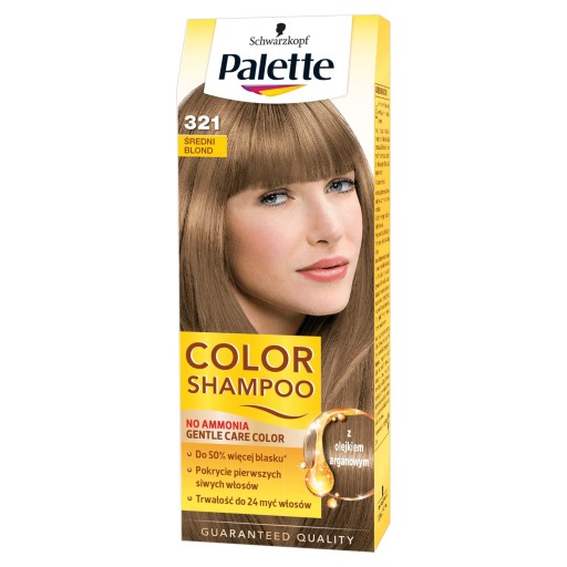 palette średni blond szampon koloryzujacy