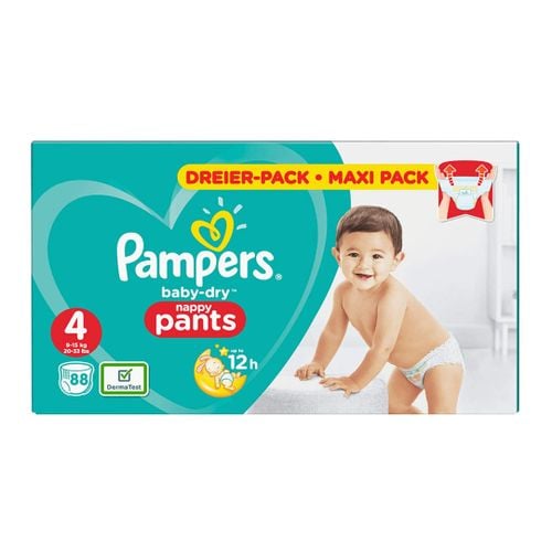 pieluchomajtki pampers active baby pants mega box extra large 88szt