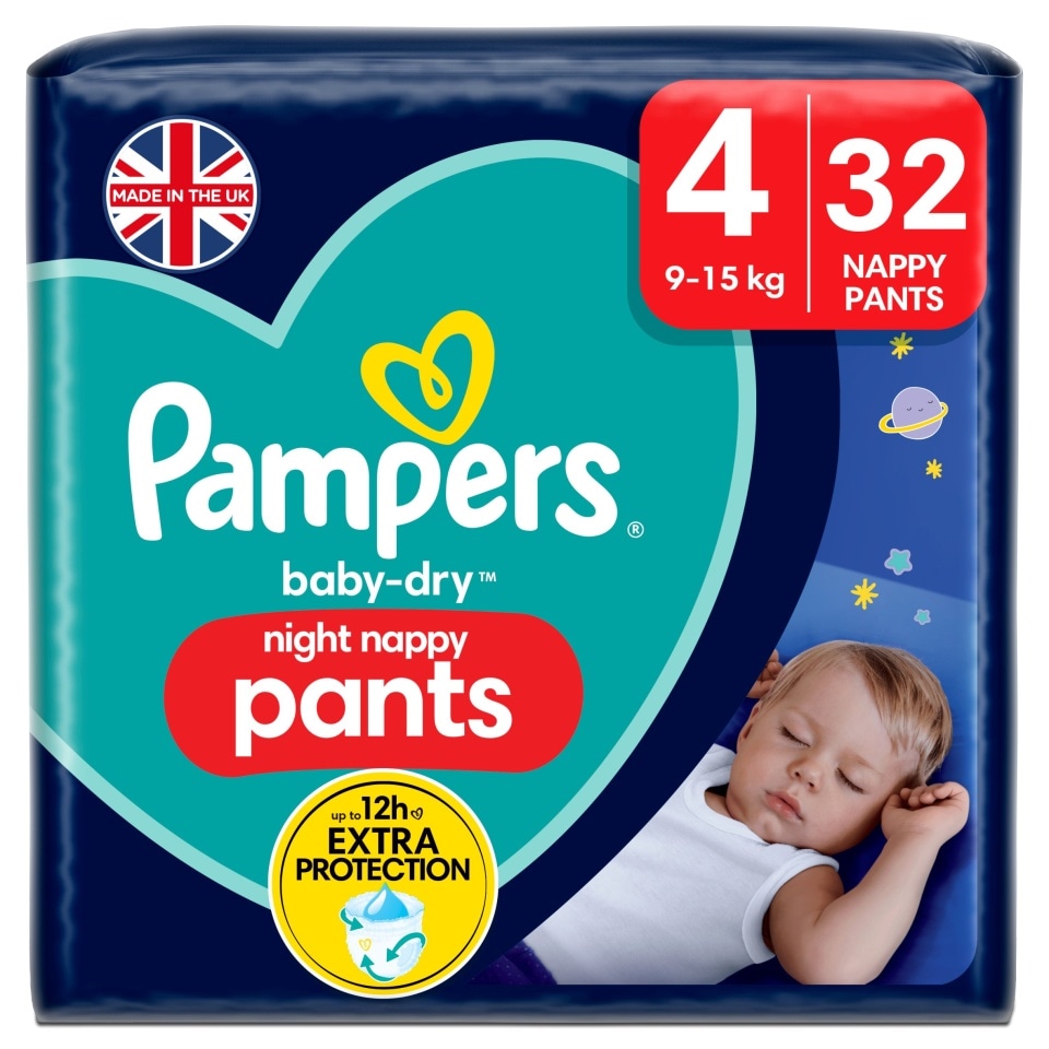 tesco pampers pants