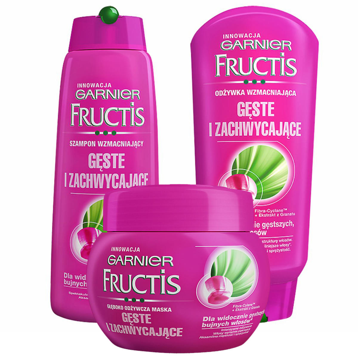 garnier fructis gęste i zachwycające odżywka wzmacniająca do włosów