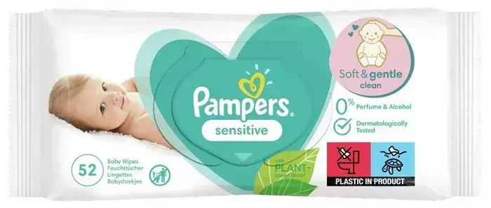 pampers sensitive chusteczki